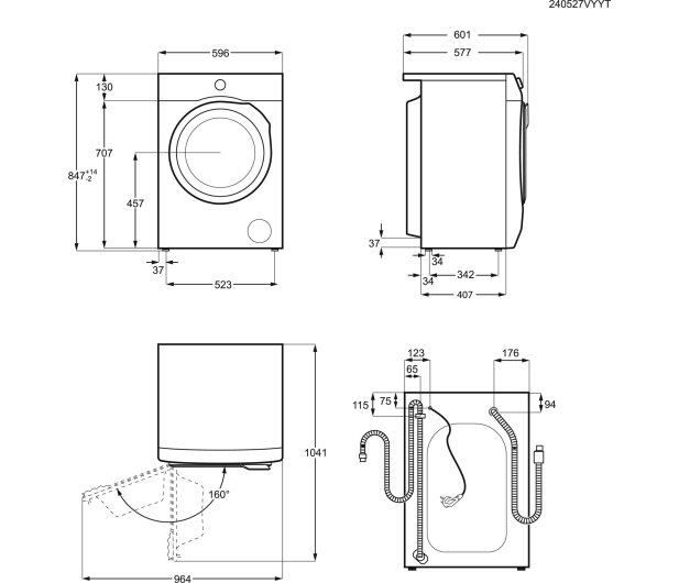 Pralka Electrolux EW6F3482P SensiCare 600 8kg 1400obr TimeManager Program Szybki 14' SensiCare - 1290425 - zdjęcie 8